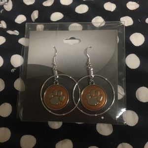 Clemson Earrings NWT